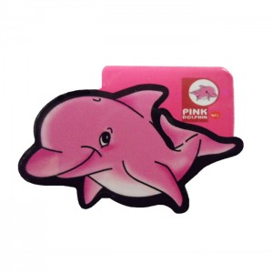 4. Pink Dolphin Magnetic Bookmark